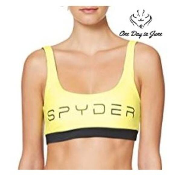 Spyder Reversible Scoop Bikini Top Swimsuit Size M - Picture 3 of 6
